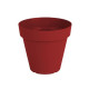 ARTEVASI Pot de fleurs Capri - 40 cm - Rouge foncé