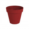 ARTEVASI Pot de fleurs Capri - 40 cm - Rouge foncé