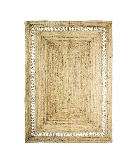 Tapis DECO Jute 120x170 cm - Vague Dentelle
