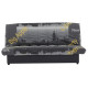 MILA Banquette clic clac 3 places - Motif New York jaune - Contemporain - L 190 x P92 cm