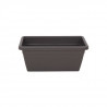 ARTEVASI Jardiniere Venezia Xl - 30 x 60 x H 26,5 cm - 30 L - Gris anthracite