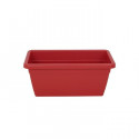 ARTEVASI Jardiniere Venezia Xl - 30 x 60 x H 26,5 cm - 30 L - Rouge foncé