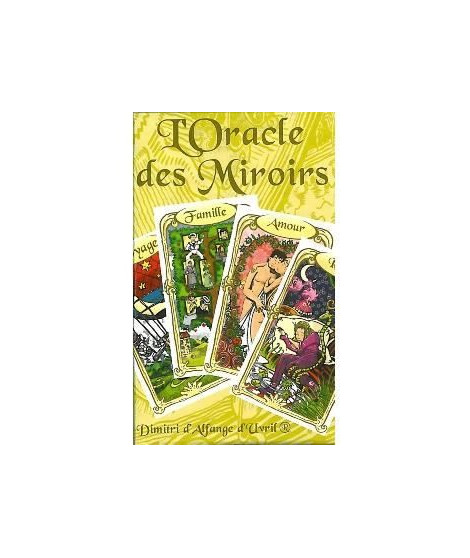 France cartes - L'ORACLE DES MIROIRS, 52 CARTES - ÉTUI CARTON - AVEC NOTICE