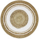 Tapis Funny - Ø 70 cm - Cercle blanc