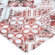 Tapis de cuisine Azulejos - 45 x 120 cm - Rouge