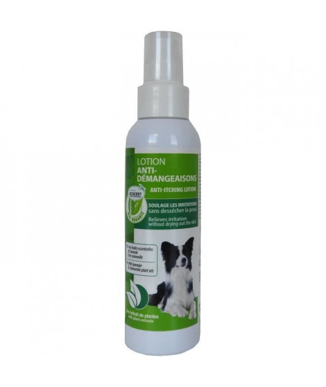 VETOCANIS Spray anti-démangeaison biologique - 125 ml - Soulage irritations, peaux sensibles - Pour chien