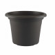 ARTEVASI Pot de fleurs Venezia Cilindro - 50 cm - Gris anthracite