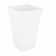 ARTEVASI Pot de fleurs Capri carré haut - 65 cm - Blanc