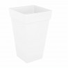 ARTEVASI Pot de fleurs Capri carré haut - 65 cm - Blanc