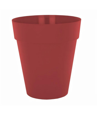 ARTEVASI Pot de fleurs Capri haut - 46 cm - Rouge foncé