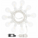 LOTTI Guirlande lumineuse guinguette d'été Party Light - Raccordable - 5,50 m - 10 ampoules - Ø 67 mm - Blanc chaud - Led