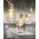 LOTTI Guirlande lumineuse guinguette d'été Party Light - Raccordable - 5,50 m - 10 ampoules - Ø 67 mm - Blanc chaud - Led