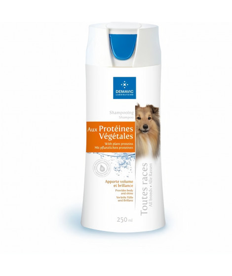 DEMAVIC Shampooing aux protéines végétales - 250 ml - Pour chien