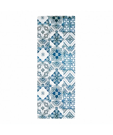 Tapis de cuisine Azulejos - 45 x 120 cm - Bleu