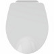 ALLIBERT Abattant de toilette a fermeture silencieuse Nighty 2 - Blanc brillant