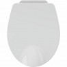 ALLIBERT Abattant de toilette a fermeture silencieuse Nighty 2 - Blanc brillant