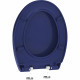 ALLIBERT Abattant de toilette Boreo - Bleu nuit brillant