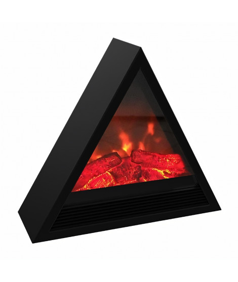 CARRERA Khéops 1800 watts Cheminée électrique pyramidale décorative et chauffage d'appoint