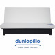 Banquette Clic clac - Tissu Pearl Taupe + 2 coussins Noir - L 194 x P 98 x H 102 cm - ALEX