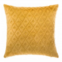 Coussin Flan 3D Losange - 40 x 40 cm - Ocre