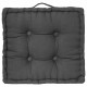 Coussin de sol Karlos - 40 x 40 cm - Gris foncé