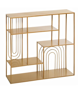 Etagere murale Slow - L. 58 x l. 13 x H. 58 cm - Or