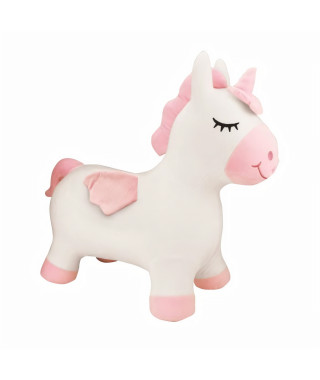 LEXIBOOK Licorne Sauteuse Gonflable Peluche