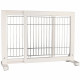 TRIXIE Barriere de sécurité - 65-108x61x31 cm - Blanc - Pour chien