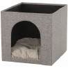 TRIXIE Abri douillet Ella pour étageres - 33x33x37cm - Gris - Pour chat