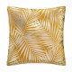 Coussin velours Tropic - 40 x 40 cm - Or et ocre