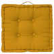 Coussin de sol Dorian - 40 x 40 cm - Jaune ocre