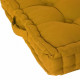 Coussin de sol Dorian - 40 x 40 cm - Jaune ocre