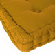 Coussin de sol Dorian - 40 x 40 cm - Jaune ocre