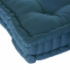 Coussin de sol Dorian - 40 x 40 cm - Bleu canard