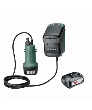 Pompe a eau Bosch - Garden Pump 18V (livrée avec batterie 18V-2,5Ah et chargeur)