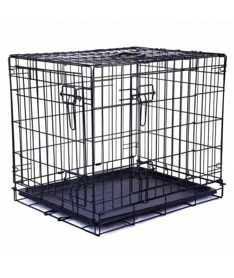 MPETS Caisse métallique Wire Crate XXL - Noir metal - Pour chien