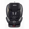 SPARCO SIeGE ENFANT ROTATIF GROUPE 0+/1/2/3 (0/36KG) NOIR/GRIS ISOFIX