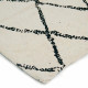 Tapis Berbere Losange - 60 x 120 cm - Naturel