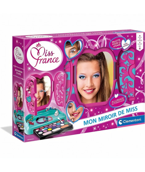 CLEMENTONI - 52502 - Miroir de maquillage Miss France
