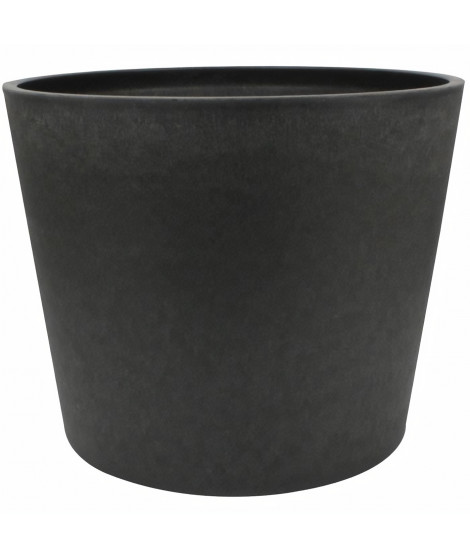 JANY FRANCE Pot de fleurs rond Actual - 35 x 32 cm - Gris anthracite