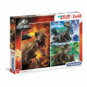 CLEMENTONI - 25250 - SuperColor 3x48 pieces - Jurassic World