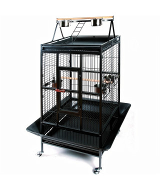 TYROL Grande Cage pour Perroquet. 83x77x168cm