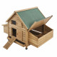 Poulailler en sapin Nestie - 150x100x96cm - Bois -  4 a 6 poules