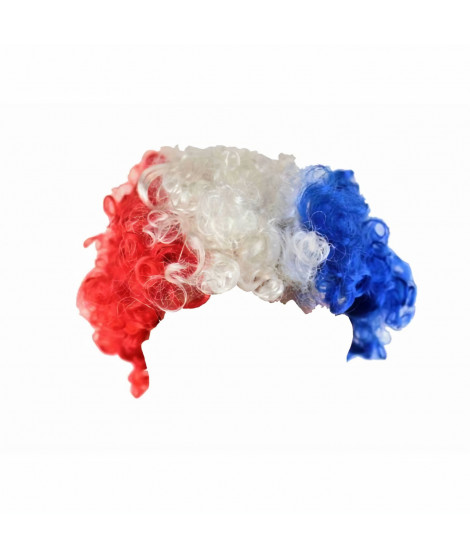 CHRONOSPORT Perruque frisée supporter France