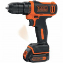 BLACK & DECKER Perceuse-visseuse sans fil 10,8V avec 1 batterie 1.5Ah