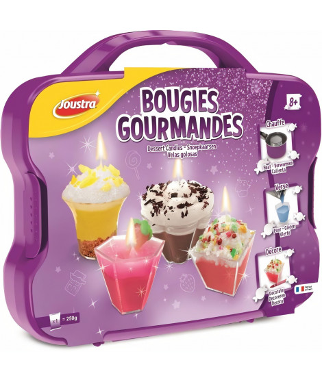 JOUSTRA - Mallette Bougies Gourmandes