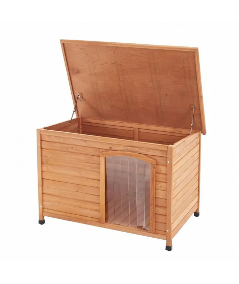 Niche en sapin Rox2 - 104x66x70cm - Bois - Pour chien