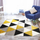 TAO SCANDI Tapis de salon - 120 x 170 cm - Polypropylene - Jaune