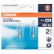 OSRAM-Lot de 2 ampoules Halogene Eco Capsule G9 Ø1,4cm 2800K 33W  40W 460 Lumens Dimmable Osram