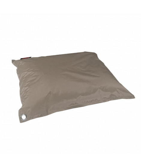 Pouf géant imperméable JAVA - 110x130 cm - Taupe